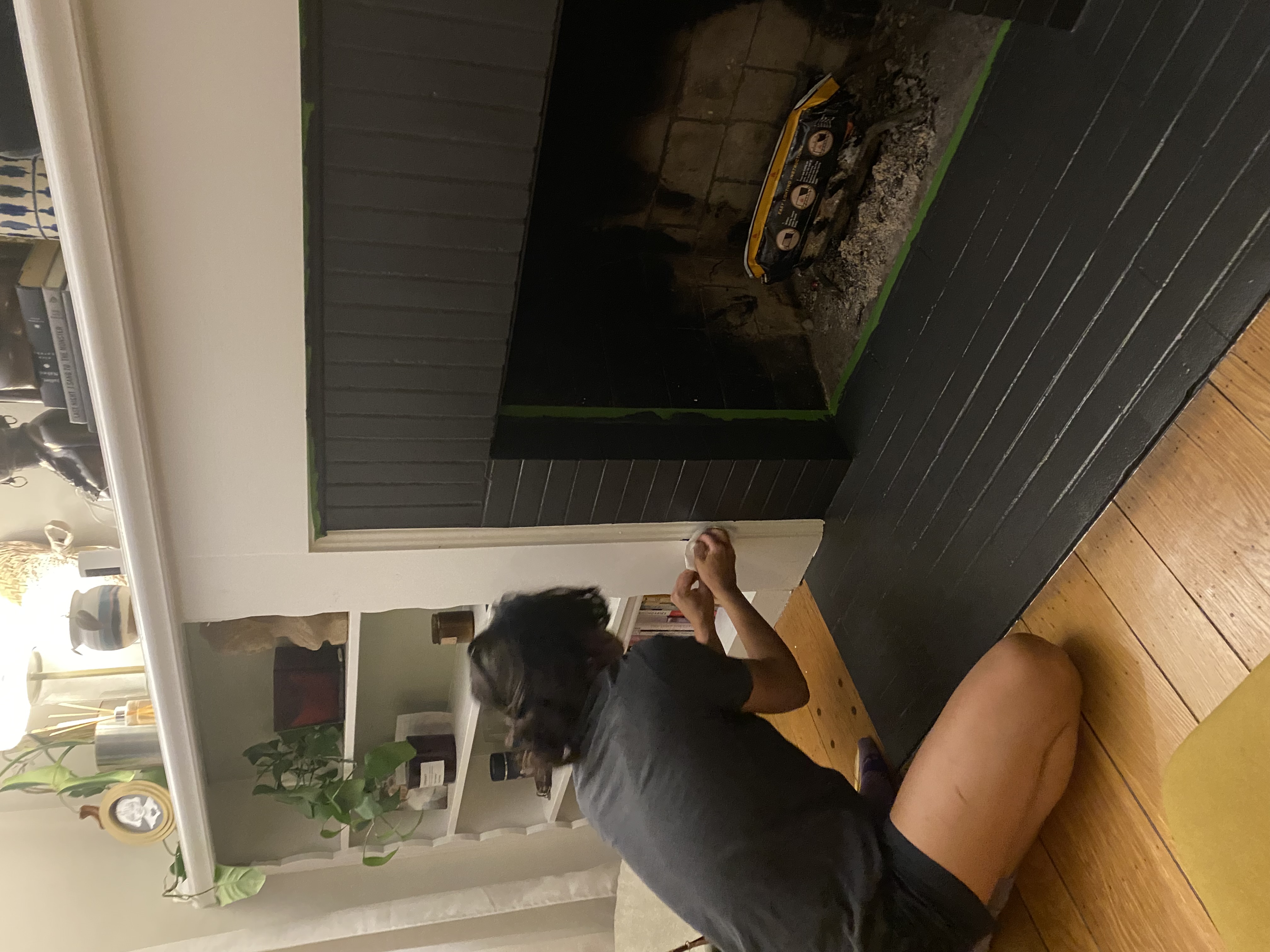 styled shelves after a quick room refresh in Oakland